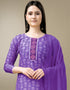 sleek purple rayon trendy fashioner readymade suit collection with purple rayon rt9040-185402 Side View